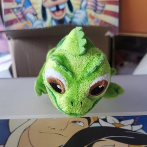 Green Plush Chameleon Toy